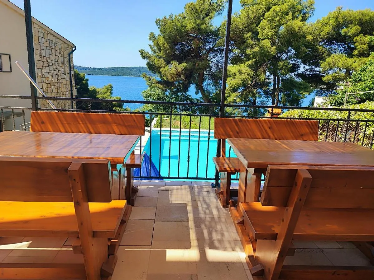 Apartmán Villa Penava, Private Beach, Pool And 7Min To Trogir